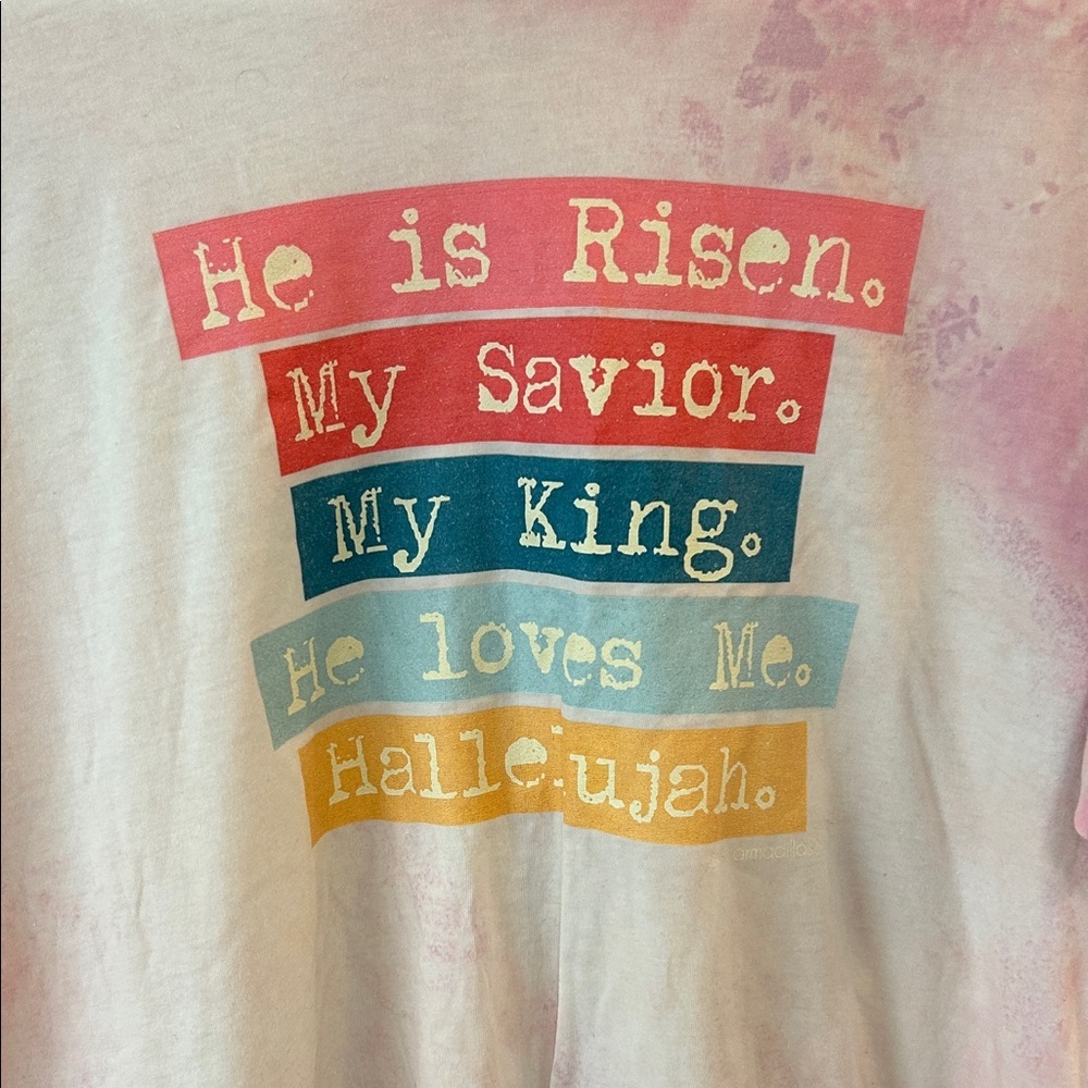 Bella Canvas Women's Tee with Inspirational Text Size large